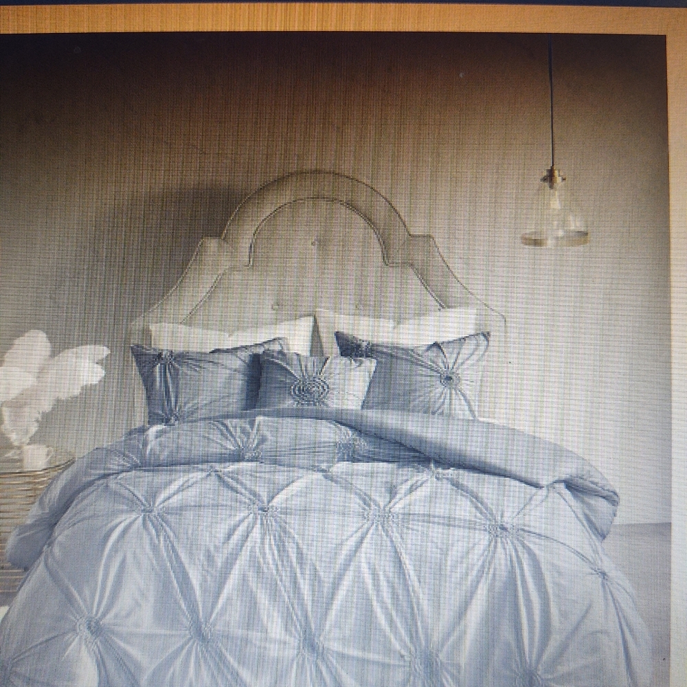 Madison Park Leila cotton Geometric Duvet Queen Perfect romantic💋 Spring 26 😊